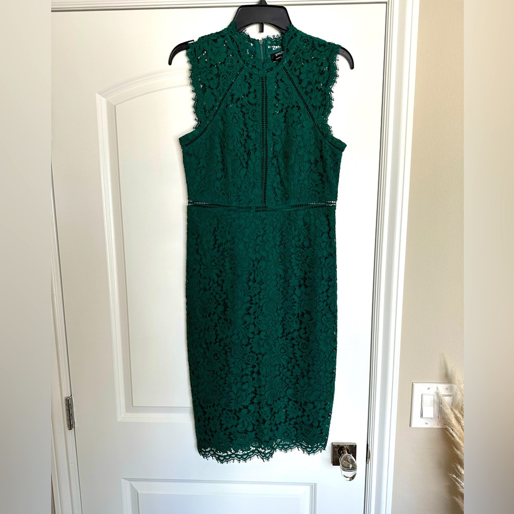 Bardot Lace Sheath Dress